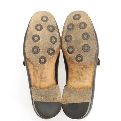 【中古】エンツォ ボナフェ Enzo Bonafe BEAMS別注 ストラップローファー ダークブラウン【 40 】【 状態ランクB 】【 メンズ 】