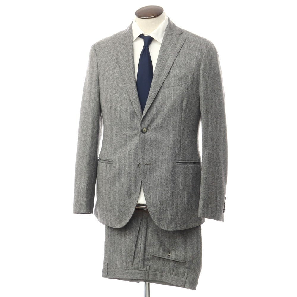 【中古】ボリオリ BOGLIOLI K.JACKET ウール 3つボタンスーツ グレー【 50 Drop.6 】【 状態ランクD 】【 メンズ 】