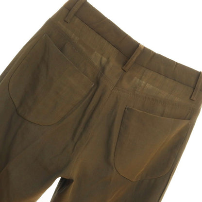 【中古】シャーデー SADE MANHOLE別注 ウールレーヨン カジュアルスラックス パンツ オリーブブラウン系【サイズ1】【BRW】【S/S】【状態ランクC】【メンズ】【769296】