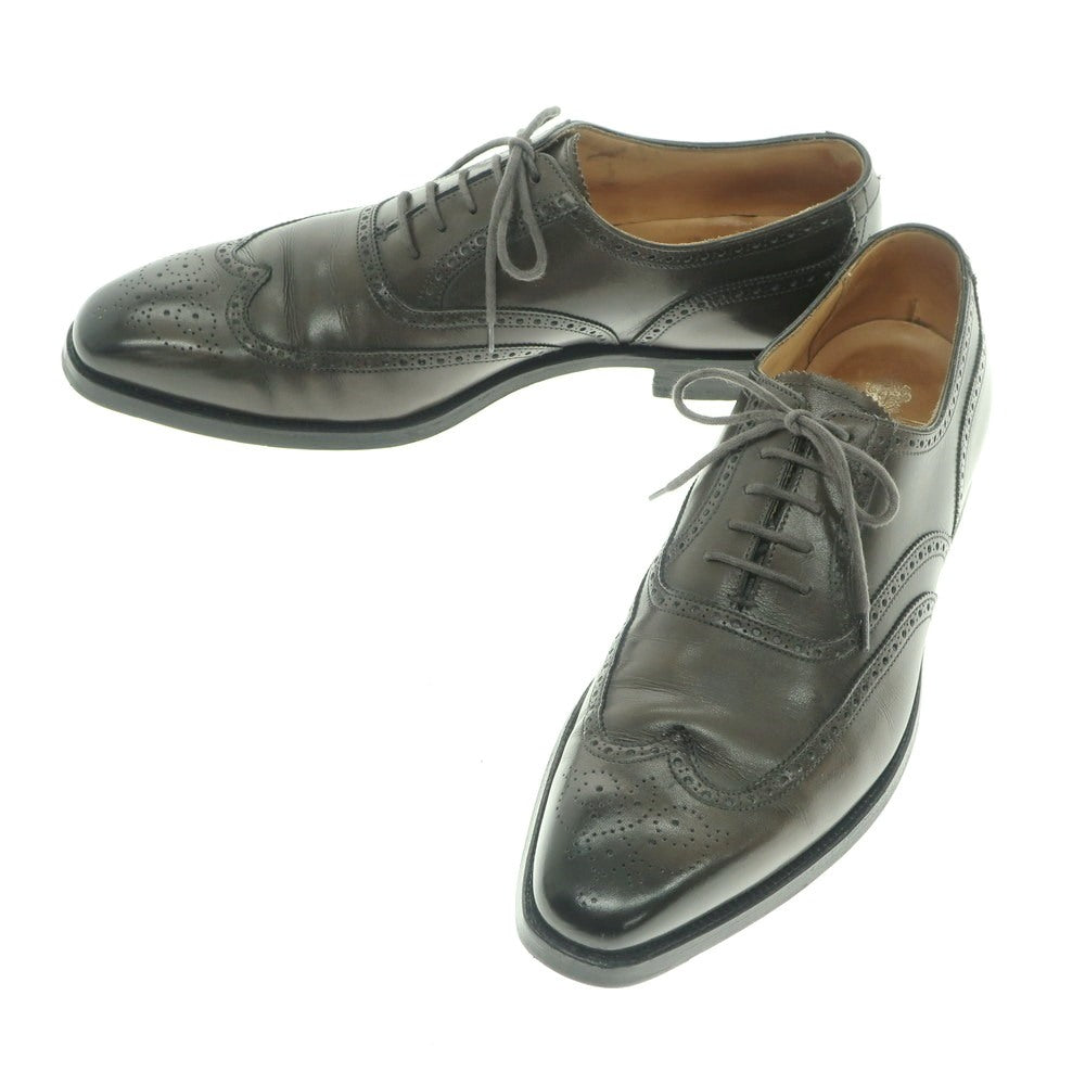 [Used] Crockett &amp;amp; Jones CROCKETT &amp;amp; JONES GUILDFORD Wingtip Dress Shoes Grayish Khaki [Size 7E] [GRY] [S/S/A/W] [Condition Rank B] ​​[Men&