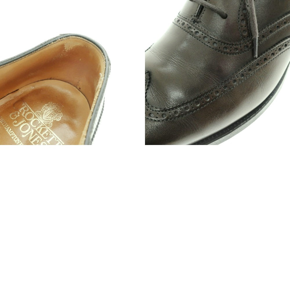 [Used] Crockett &amp;amp; Jones CROCKETT &amp;amp; JONES GUILDFORD Wingtip Dress Shoes Grayish Khaki [Size 7E] [GRY] [S/S/A/W] [Condition Rank B] ​​[Men&