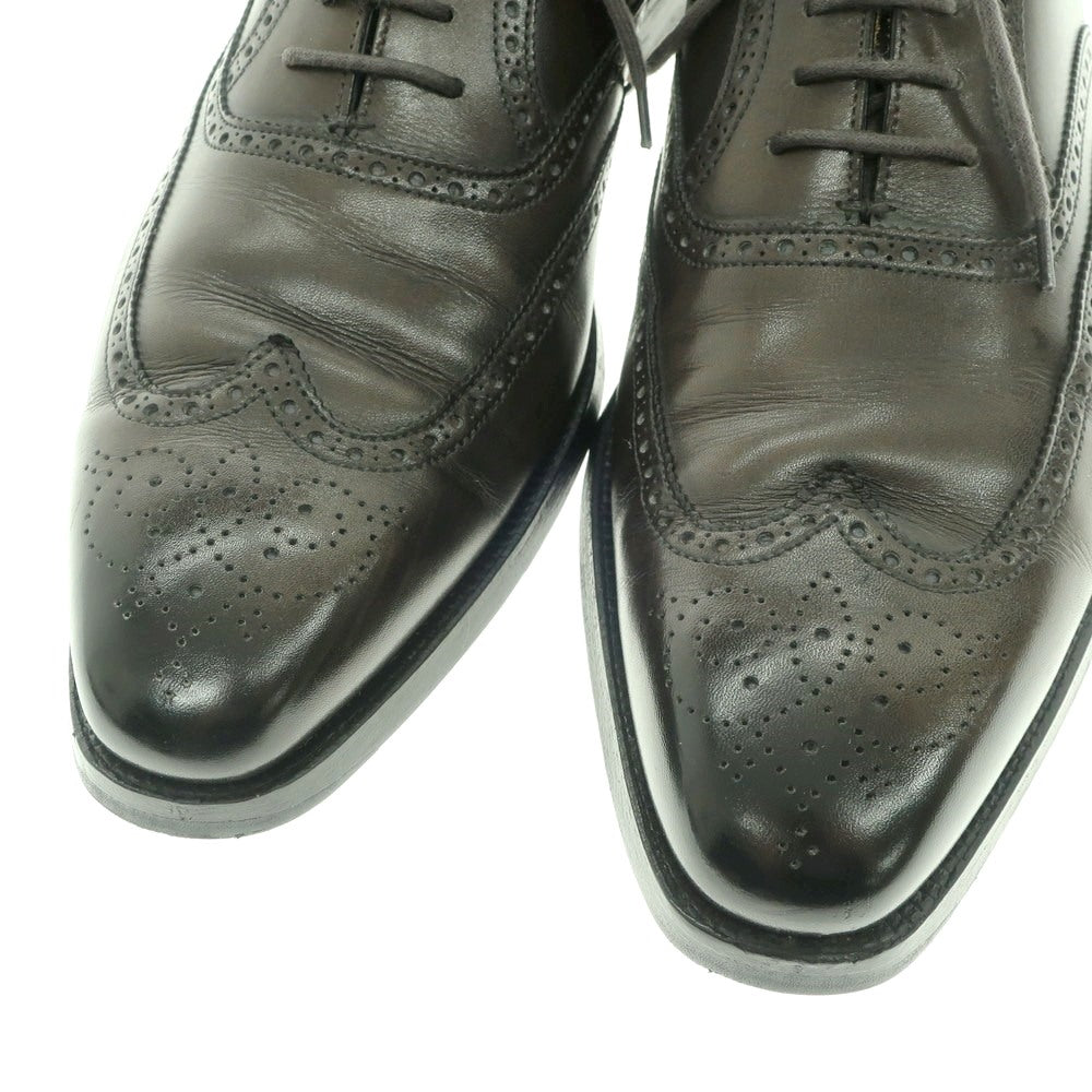 [Used] Crockett &amp;amp; Jones CROCKETT &amp;amp; JONES GUILDFORD Wingtip Dress Shoes Grayish Khaki [Size 7E] [GRY] [S/S/A/W] [Condition Rank B] ​​[Men&