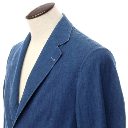 【中古】フィンジャック Finjack コットン ジャケット ダークブルー【サイズ48】【BLU】【S/S】【状態ランクC】【メンズ】【769278】
