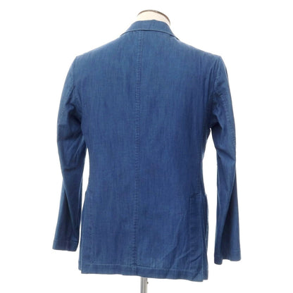 【中古】フィンジャック Finjack コットン ジャケット ダークブルー【サイズ48】【BLU】【S/S】【状態ランクC】【メンズ】【769278】