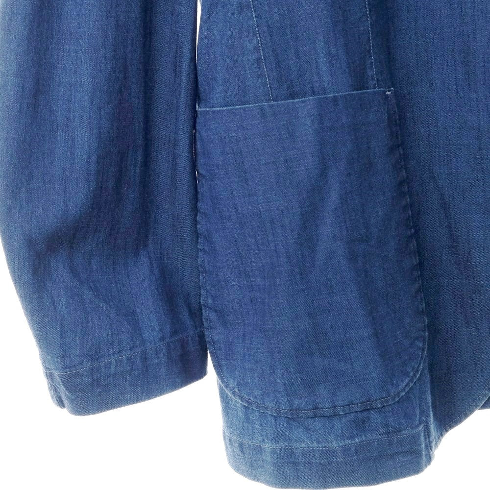 【中古】フィンジャック Finjack コットン ジャケット ダークブルー【サイズ48】【BLU】【S/S】【状態ランクC】【メンズ】【769278】
