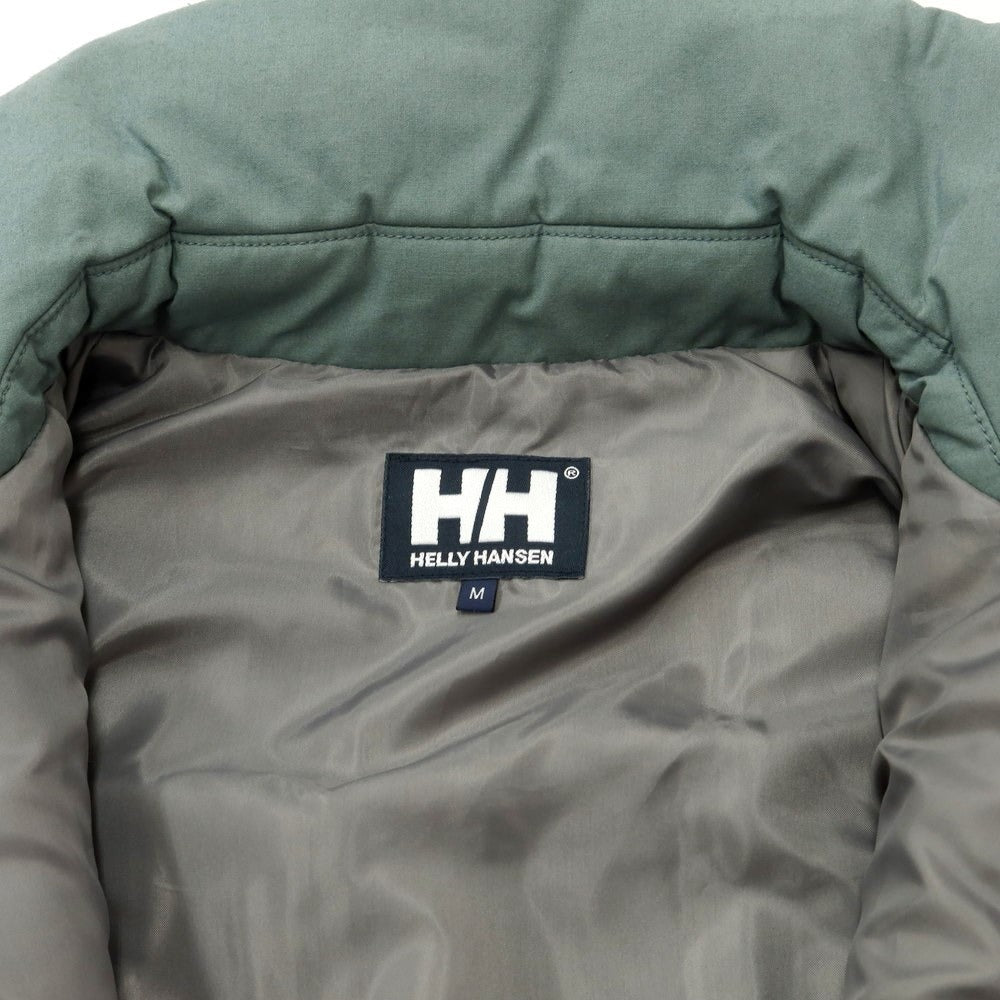 【中古】ヘリーハンセン HELLY HANSEN アクリル系 ポリエステル 中綿 フリースジャケット ブルゾン  ブルーグリーン系【サイズM】【GRN】【A/W】【状態ランクB】【メンズ】