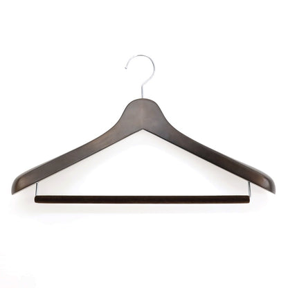 【中古】ナカタハンガー NAKATA HANGER スーツ＆ネクタイハンガー 3本セット ダークブラウンxナチュラル【 状態ランクA 】【 メンズ 】