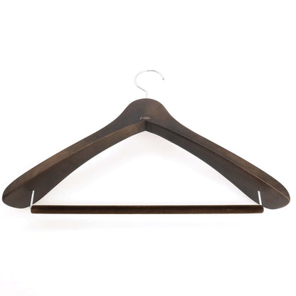 【中古】ナカタハンガー NAKATA HANGER スーツ＆ネクタイハンガー 3本セット ダークブラウンxナチュラル【 状態ランクA 】【 メンズ 】