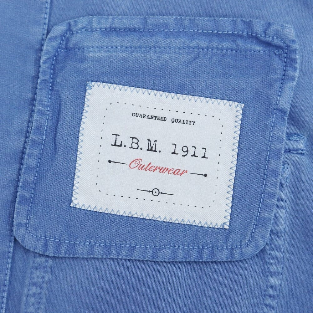 【新品】エルビーエム1911 L.B.M.1911 コットン ワーク ベスト ブルー【サイズ50】【BLU】【S/S】【状態ランクN】【メンズ】【769278】