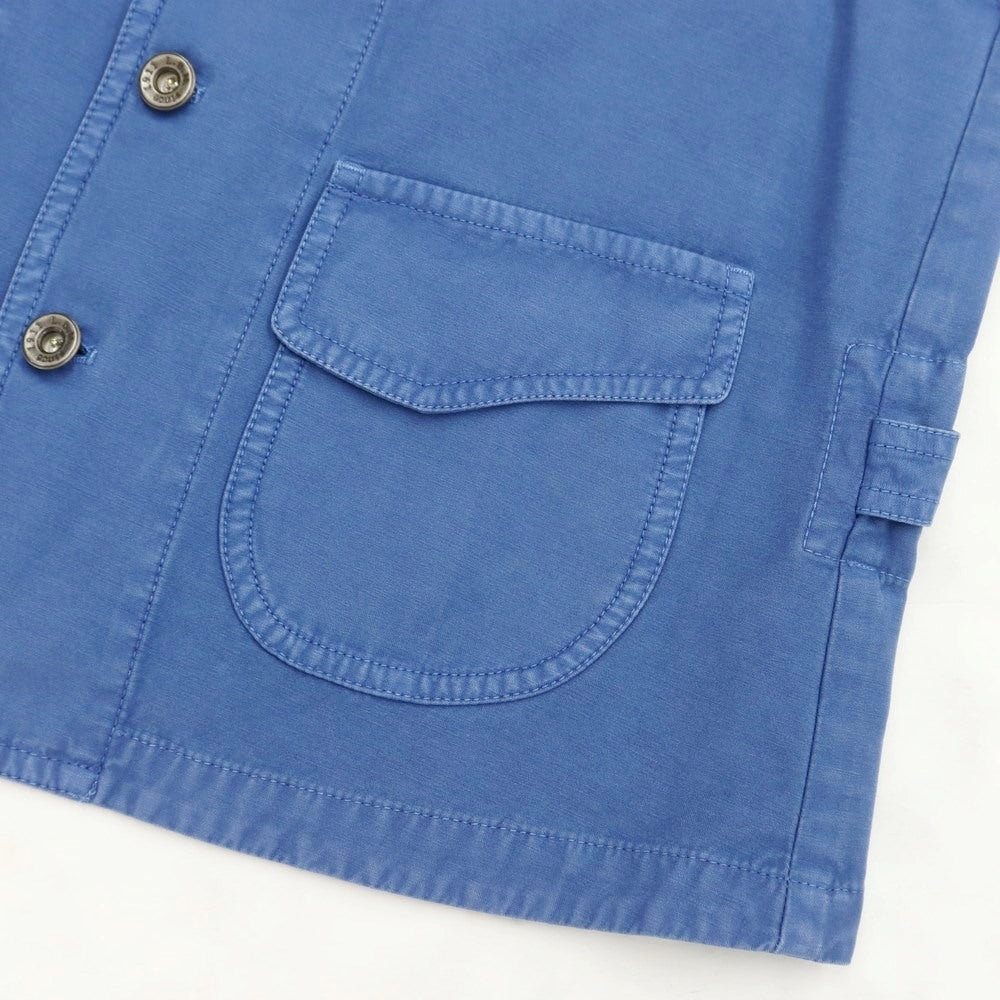 【新品】エルビーエム1911 L.B.M.1911 コットン ワーク ベスト ブルー【サイズ50】【BLU】【S/S】【状態ランクN】【メンズ】【769278】