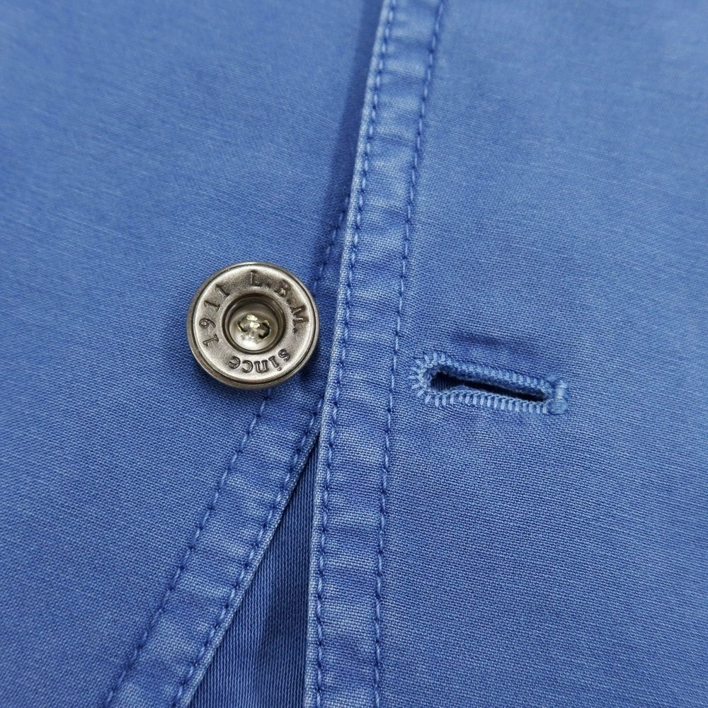 【新品】エルビーエム1911 L.B.M.1911 コットン ワーク ベスト ブルー【サイズ50】【BLU】【S/S】【状態ランクN】【メンズ】【769278】