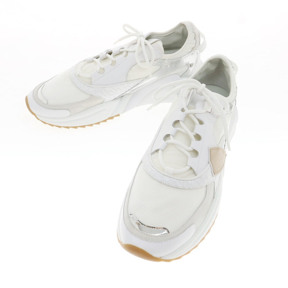 [New] Philippe Model PHILIPPE MODEL EZE WC5 Sneakers White x Silver [Size 44] [WHT] [S/S/A/W] [Condition Rank N] [Men&