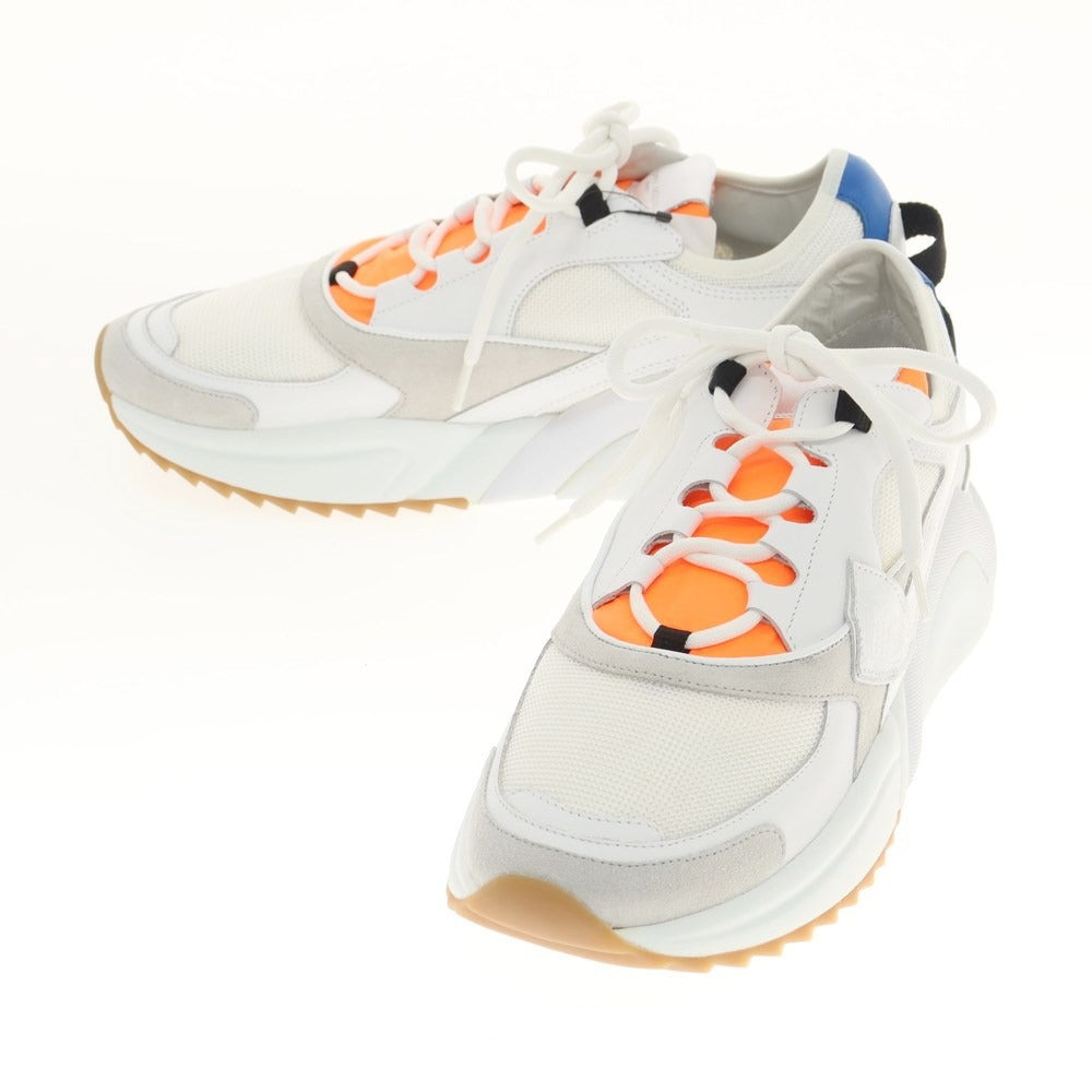 [New Outlet] Philippe Model PHILIPPE MODEL EZE WP1 Sneakers White x Orange [Size 43] [WHT] [S/S/A/W] [Condition Rank N-] [Men&