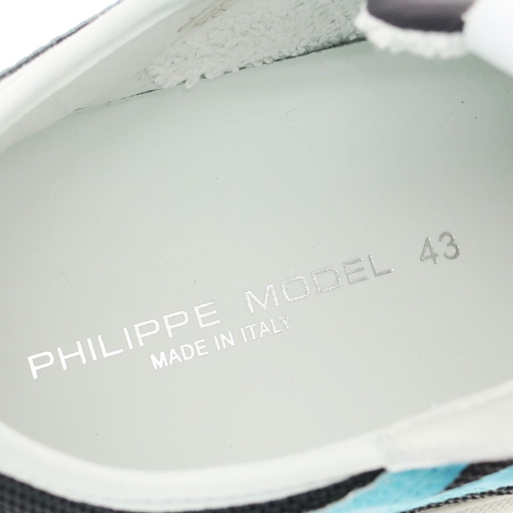 [New] Philippe Model PHILIPPE MODEL EZE FY3 Sneakers Black x Blue [Size 43] [BLK] [S/S/A/W] [Condition Rank N] [Men&