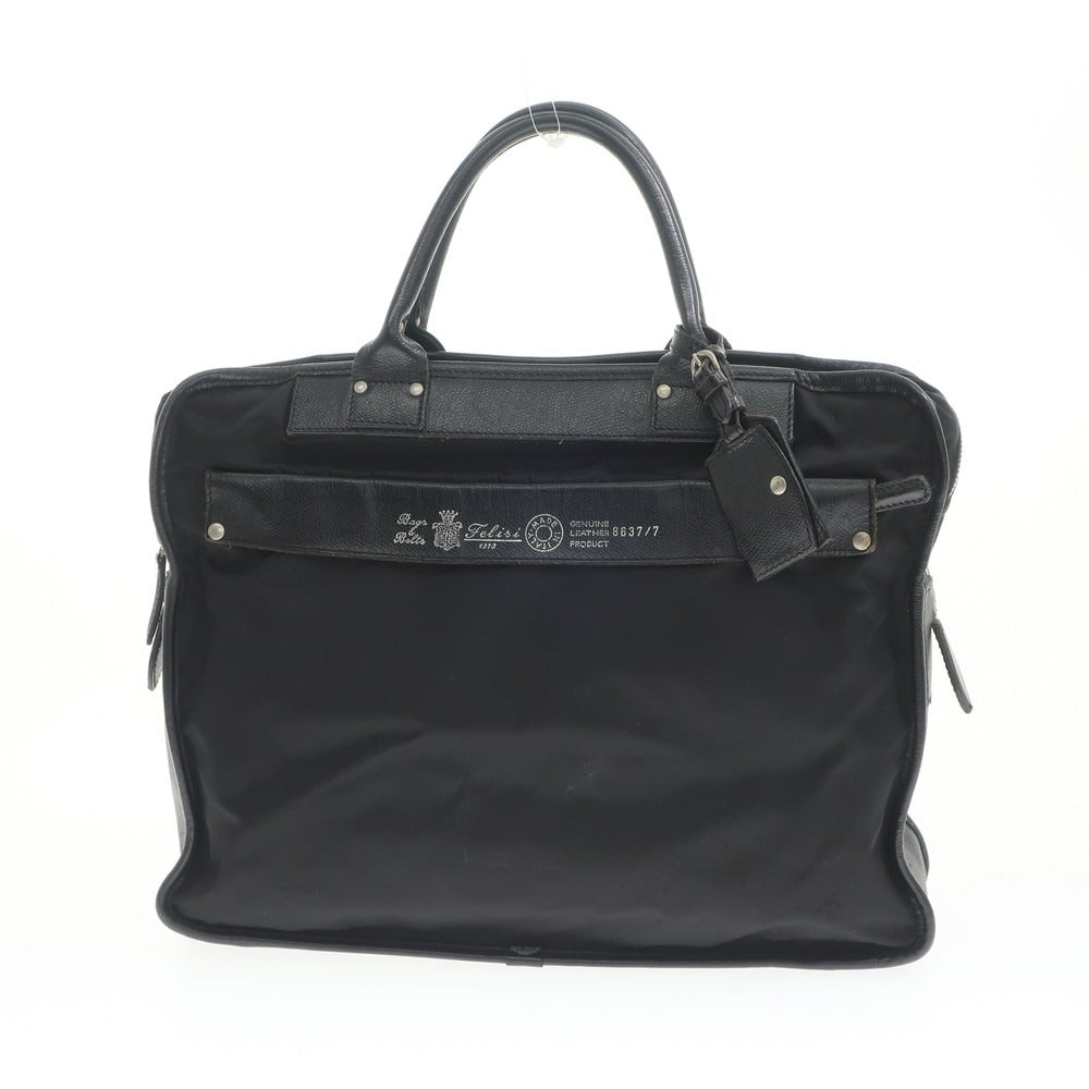 [Used] Felisi 8637/7 Nylon Leather Briefcase Black [W39xH30xD10] [BLK] [S/S/A/W] [Condition Rank C] [Men&