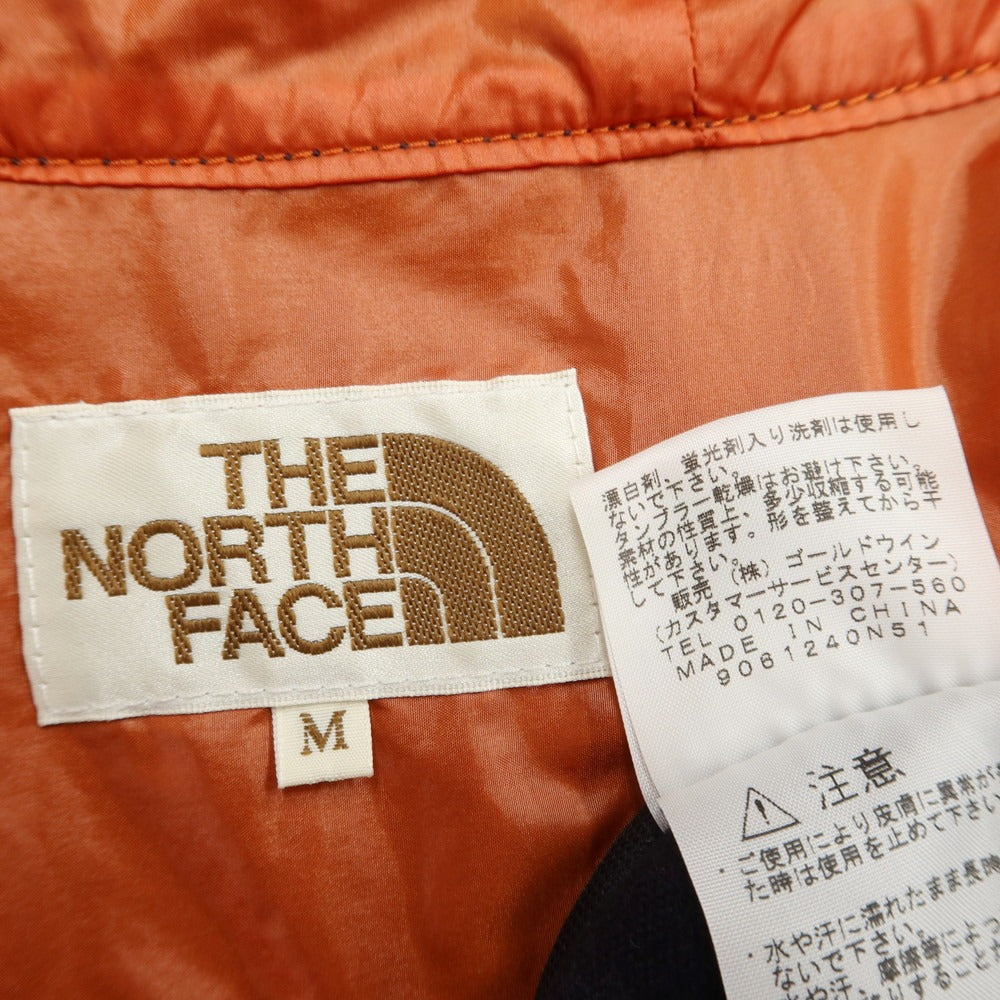 【中古】ザノースフェイス THE NORTH FACE コットンネル フーデッドシャツブルゾン ネイビー【サイズM】【NVY】【A/W】【状態ランクC】【メンズ】