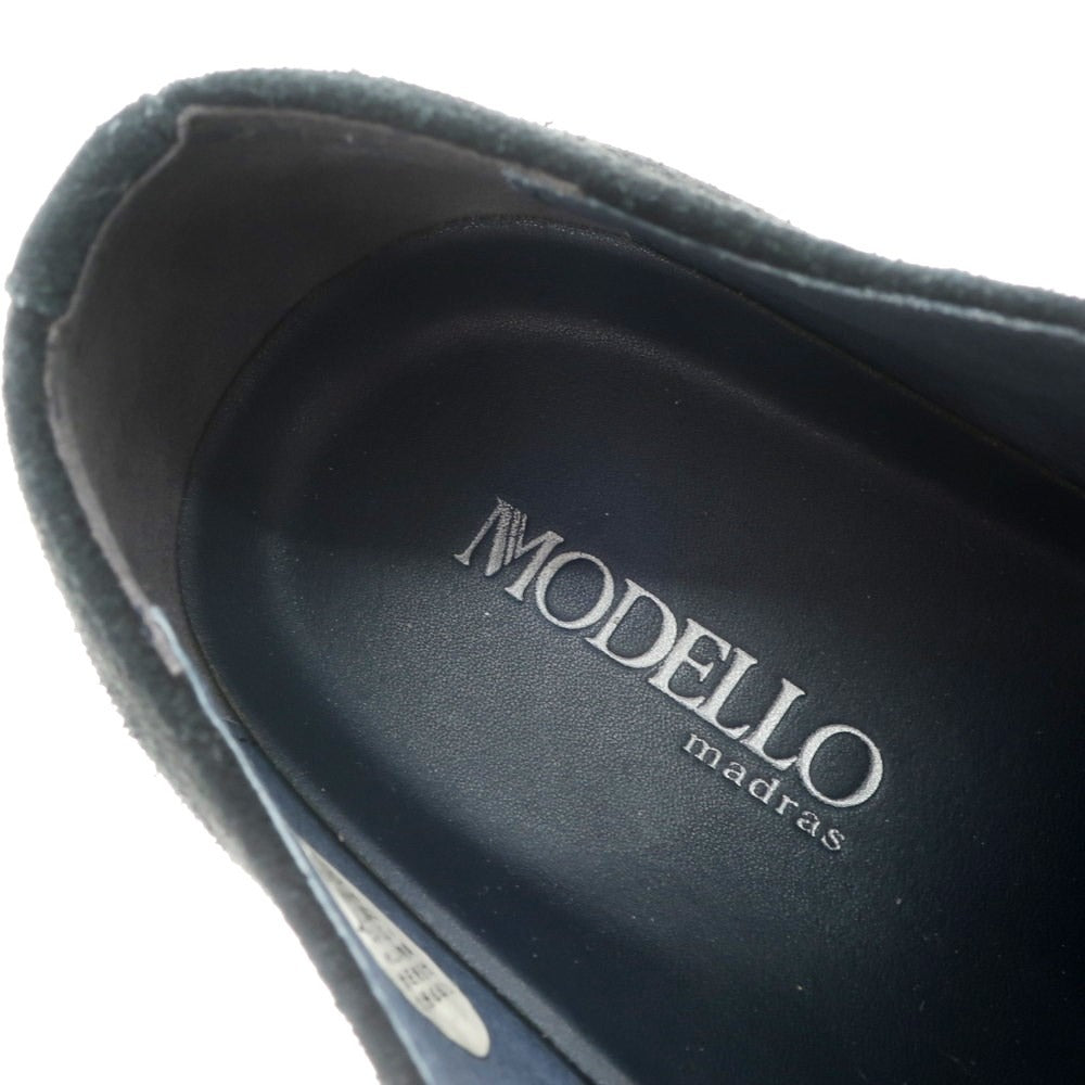 [Used] MODELLO suede plain toe shoes, black [Size 24.5] [BLK] [S/S/A/W] [Condition Rank B] ​​[Men&