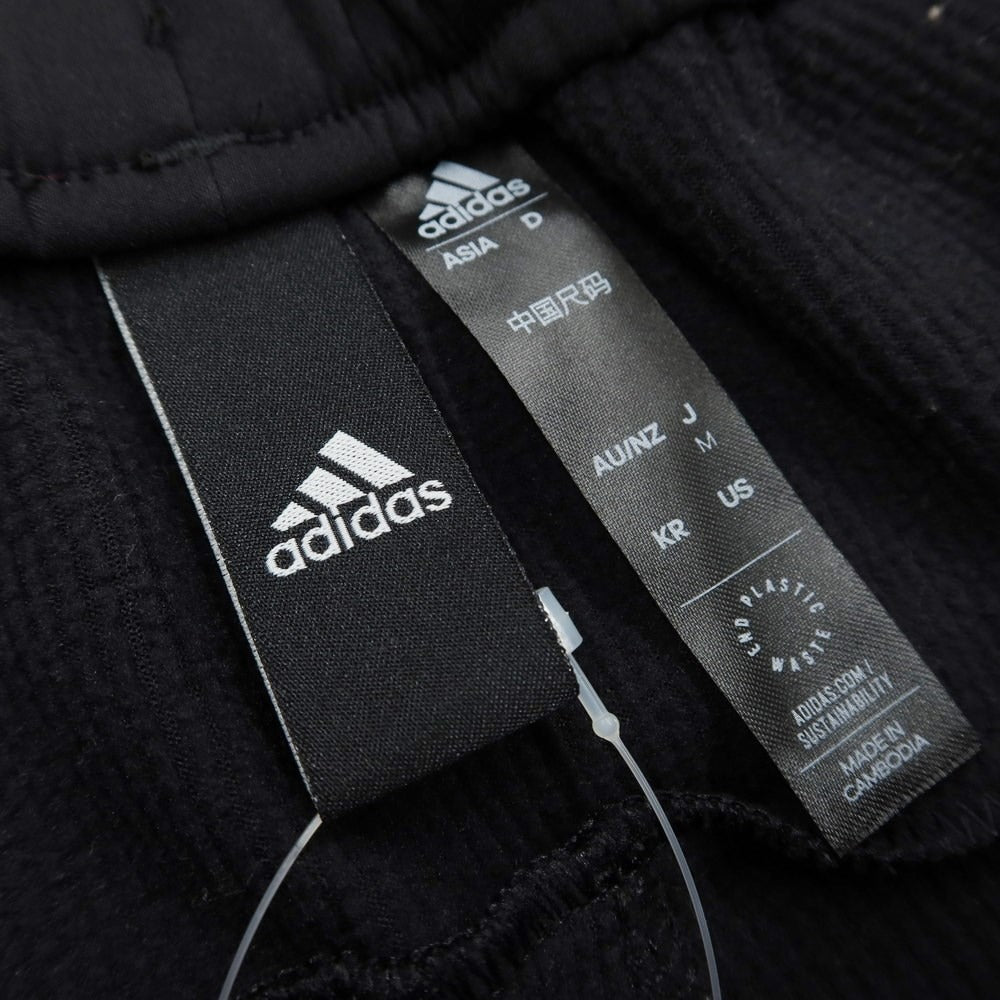 [Used] Adidas polyester fleece jersey pants, black [Size M] [BLK] [S/S/A/W] [Condition Rank B] ​​[Men&