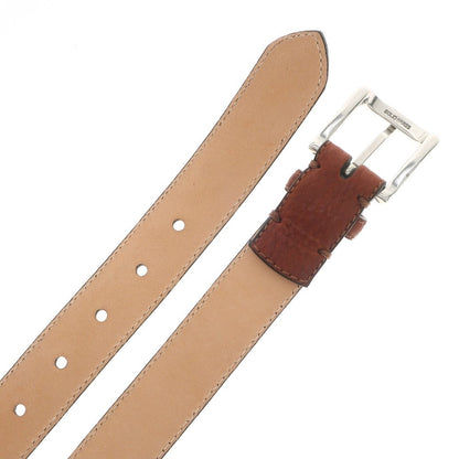 [New] PAOLO VITALE Shark Leather Belt Brown [Size 95] [BRW] [S/S/A/W] [Condition Rank N] [Men&