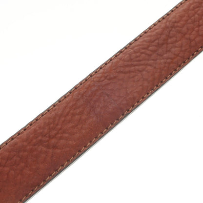 [New] PAOLO VITALE Shark Leather Belt Brown [Size 95] [BRW] [S/S/A/W] [Condition Rank N] [Men&