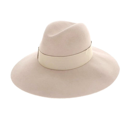 [New] Borsalino rabbit fur felt hat in pink beige [Size M] [PNK] [A/W] [Condition Rank N] [Men&