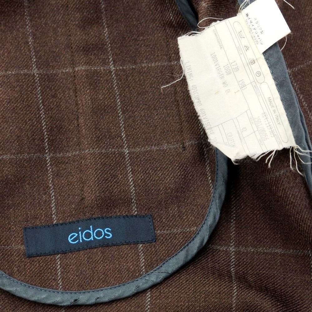 【中古】エイドス Eidos ダブルフェイスウール チェスターフィールドコート ネイビー【サイズ42】【NVY】【A/W】【状態ランクC】【メンズ】【768972】 [EPD]