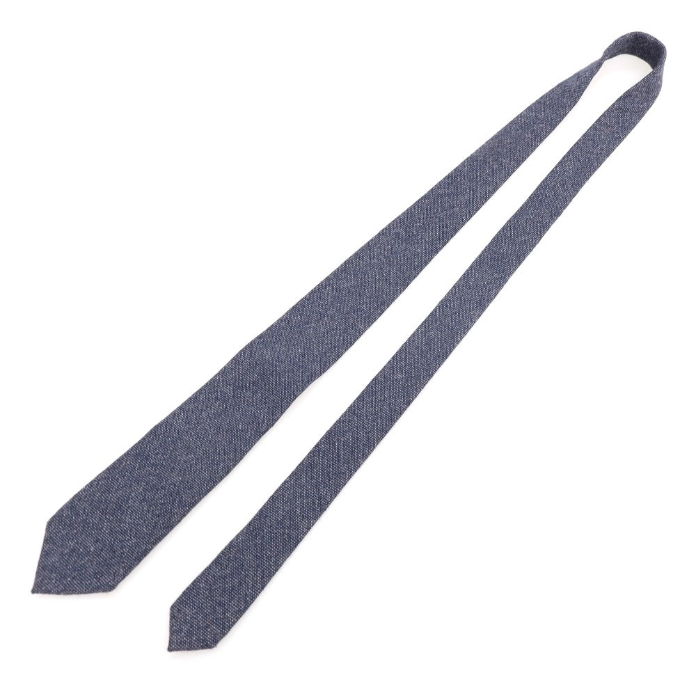 [Used] SHIPS 3-fold cashmere tie, navy x gray [Condition: B] [Men&