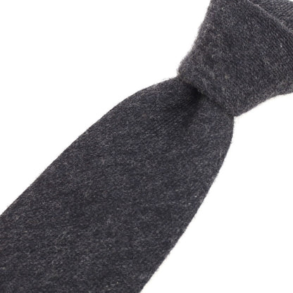 [Used] Azabu Tailor 3-fold cashmere silk tie, charcoal [Condition: B] [Men&