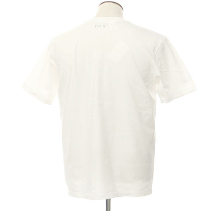 [Used] DUSTNATION 2023 Spring/Summer x QUEEN Cotton Crew Neck Short Sleeve T-Shirt White [L] [Condition Rank B] [Men&