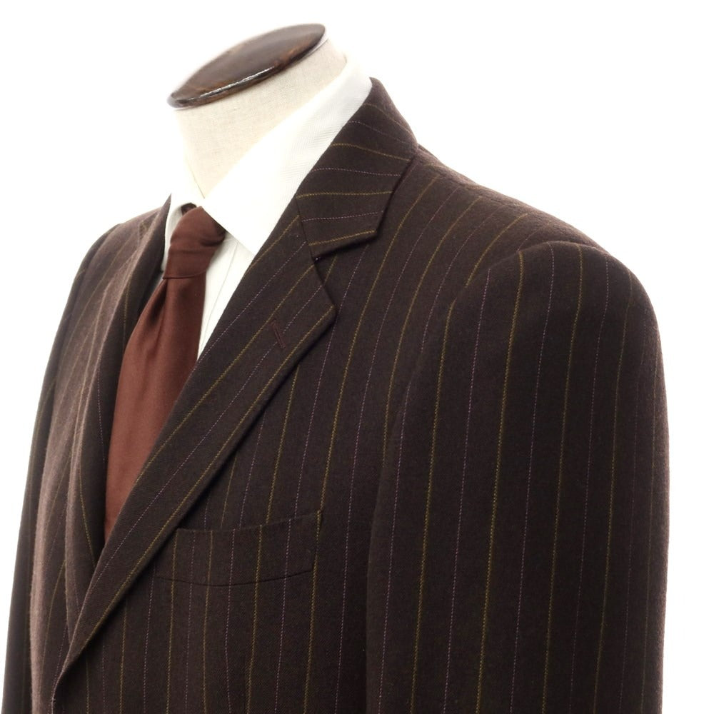 [Used] ETRO Wool Striped 2-Button Suit Brown [Size 50] [BRW] [A/W] [Condition Rank B] ​​[Men&