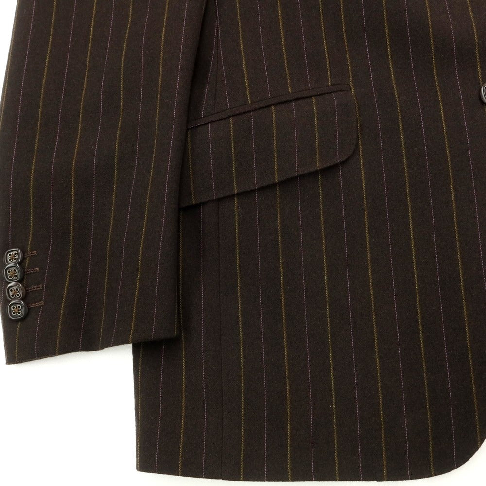 [Used] ETRO Wool Striped 2-Button Suit Brown [Size 50] [BRW] [A/W] [Condition Rank B] ​​[Men&