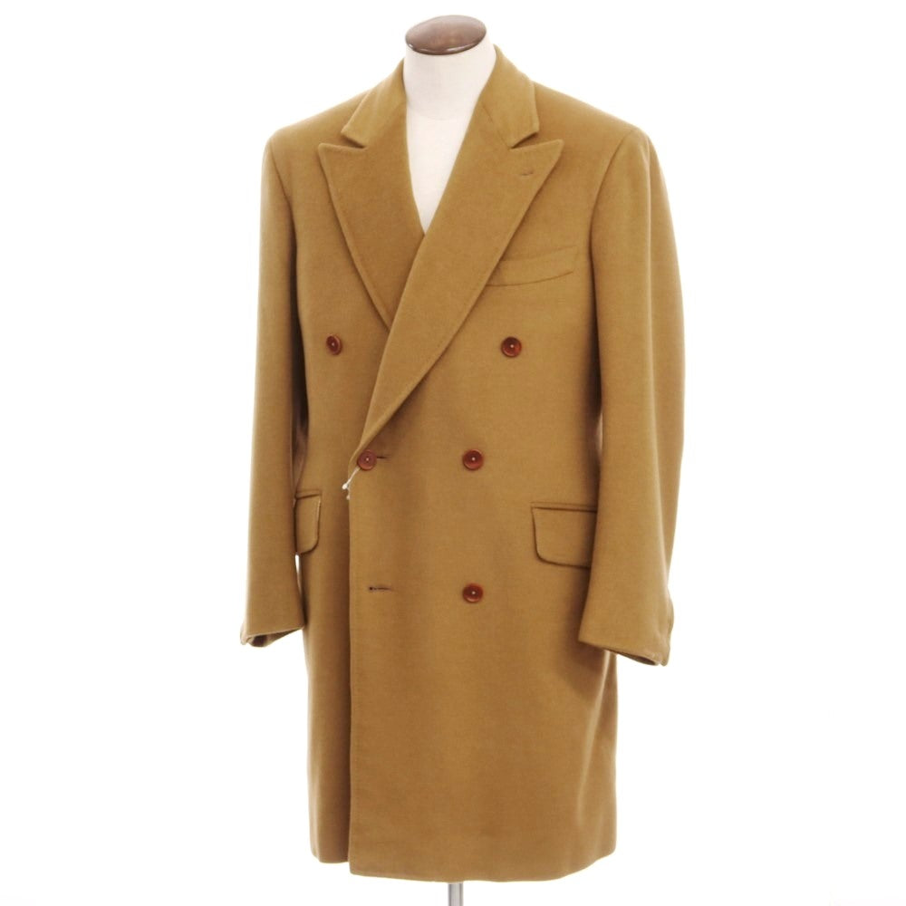 [Used] [Unused] GIANNI CAMPAGNA Cashmere Polo Coat Camel Brown [Size 52] [BRW] [A/W] [Condition Rank S] [Men&