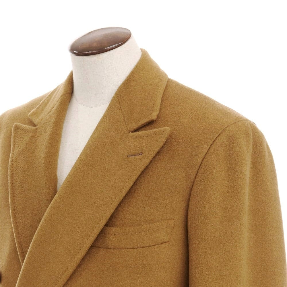 [Used] [Unused] GIANNI CAMPAGNA Cashmere Polo Coat Camel Brown [Size 52] [BRW] [A/W] [Condition Rank S] [Men&