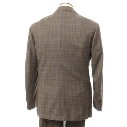 [Used] [Unused] Sartorio Wool Check 3-Button Suit Brown x Blue [52] [Condition Rank S] [Men&