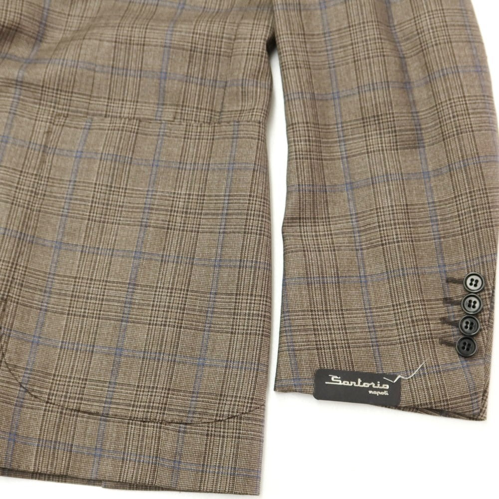 [Used] [Unused] Sartorio Wool Check 3-Button Suit Brown x Blue [52] [Condition Rank S] [Men&