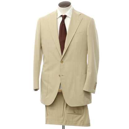 [Used] Castangia CASTANGIA Cotton Wool Set-up 3 Button Suit Beige [50] [Condition Rank C] [Men&