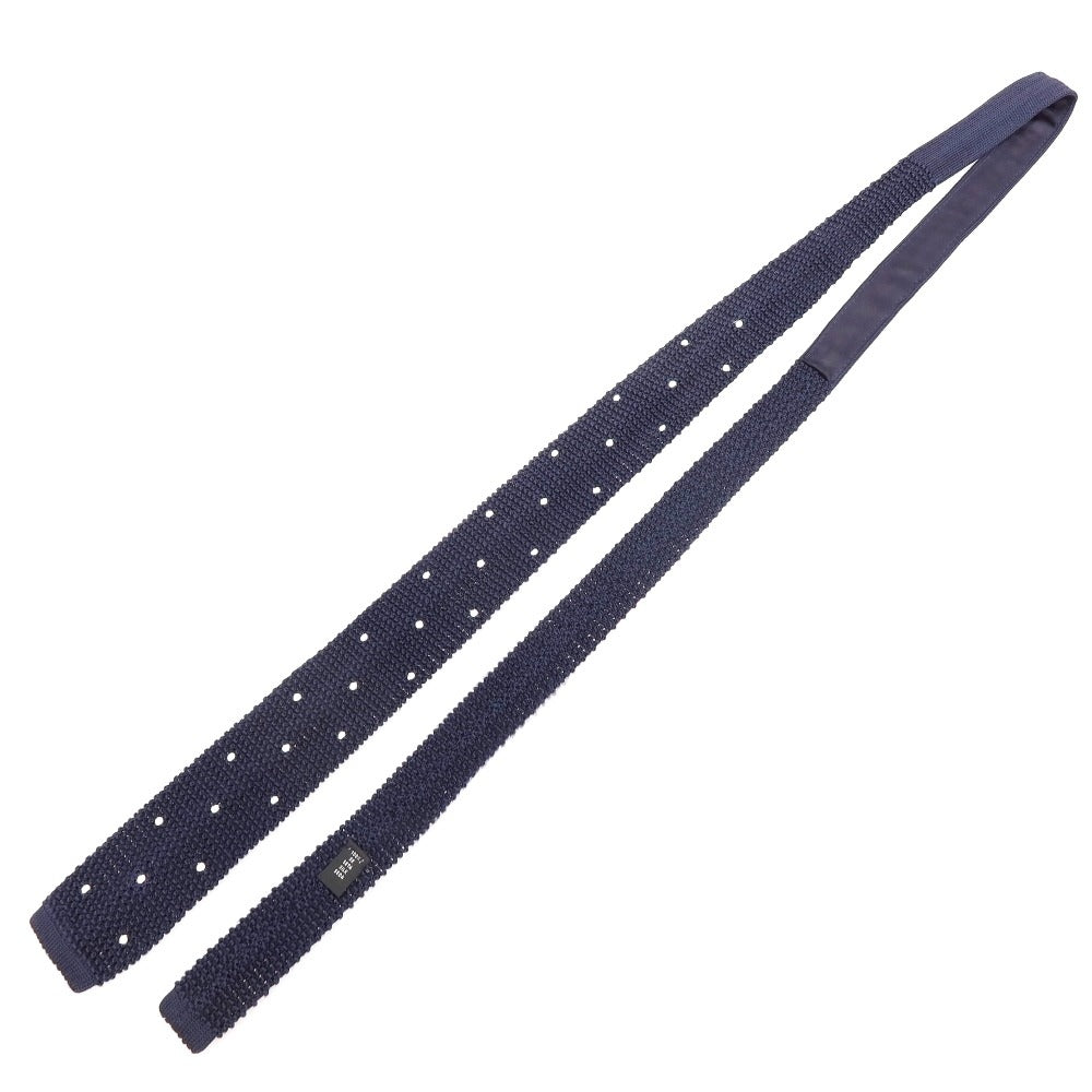 [Used] FIORIO Dot Silk Knit Tie Navy x White [Condition Rank B] [Men&