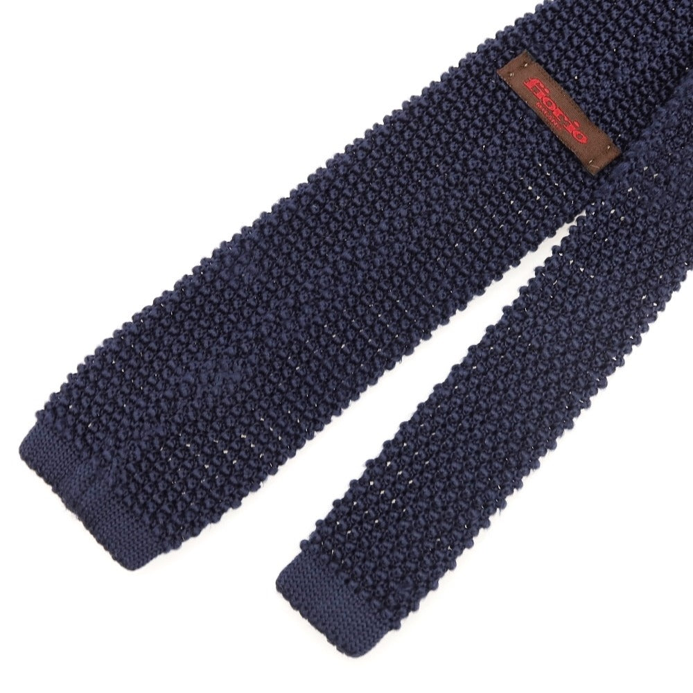 [Used] FIORIO Dot Silk Knit Tie Navy x White [Condition Rank B] [Men&