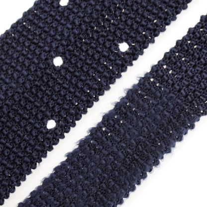 [Used] FIORIO Dot Silk Knit Tie Navy x White [Condition Rank B] [Men&