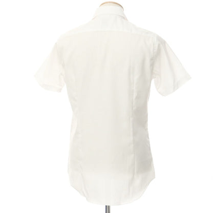 [Used] [Unused] BGR bgr Cotton Horizontal Collar Short Sleeve Shirt White [38] [Condition Rank S] [Men&