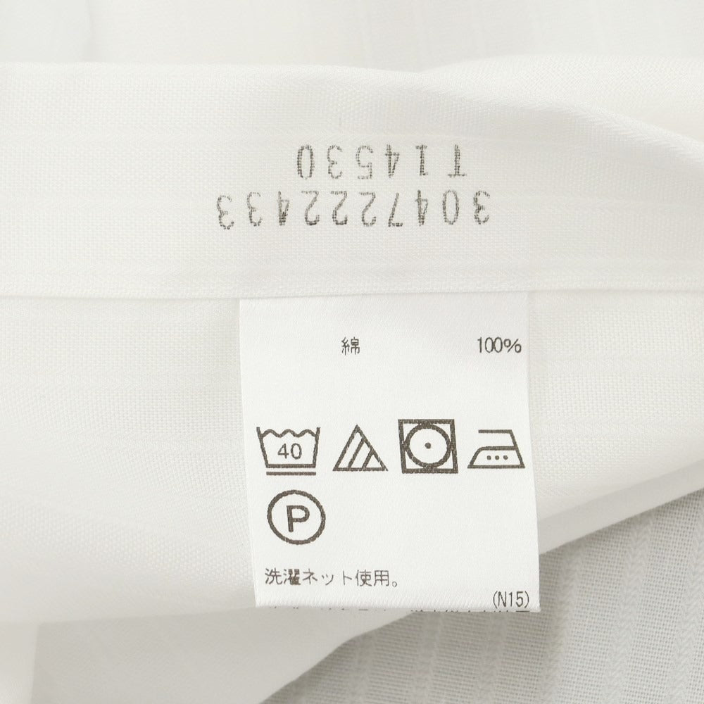 [Used] [Unused] BGR bgr Cotton Horizontal Collar Short Sleeve Shirt White [38] [Condition Rank S] [Men&