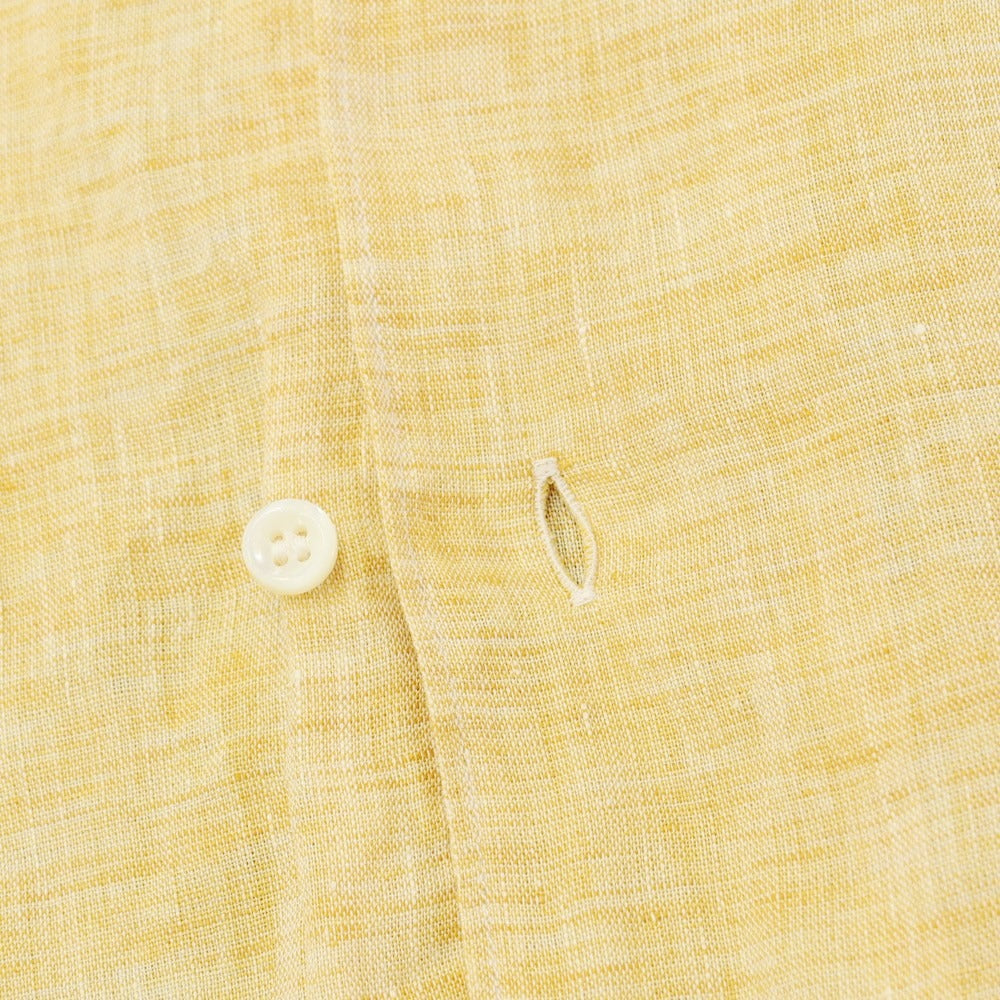 [Used] ORIAN Linen Button-down Shirt Orange Yellow [37] [Condition Rank B] [Men&