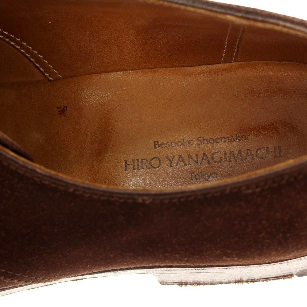 【中古】ヒロ ヤナギマチ HIRO YANAGIMACHI スエード プレーントゥ ドレスシューズ ダークブラウン【サイズ表記なし（6.5位）】【BRW】【S/S/A/W】【状態ランクB】【メンズ】
[EPD]