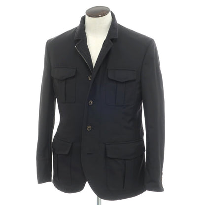 [Used] CRUCIANI Nylon Cashmere Field Jacket Blouson Black [Size 48] [BLK] [A/W] [Condition Rank A] [Men&