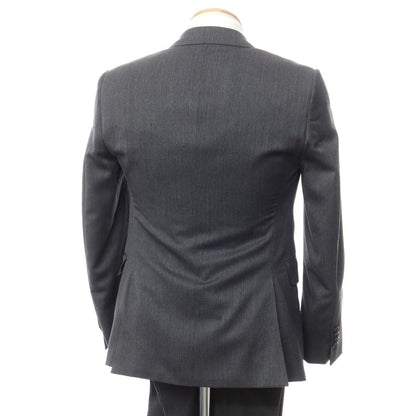 [Used] Azabu tailor wool set-up 2 button suit dark grey [40/73] [Condition rank B] ​​[Men&