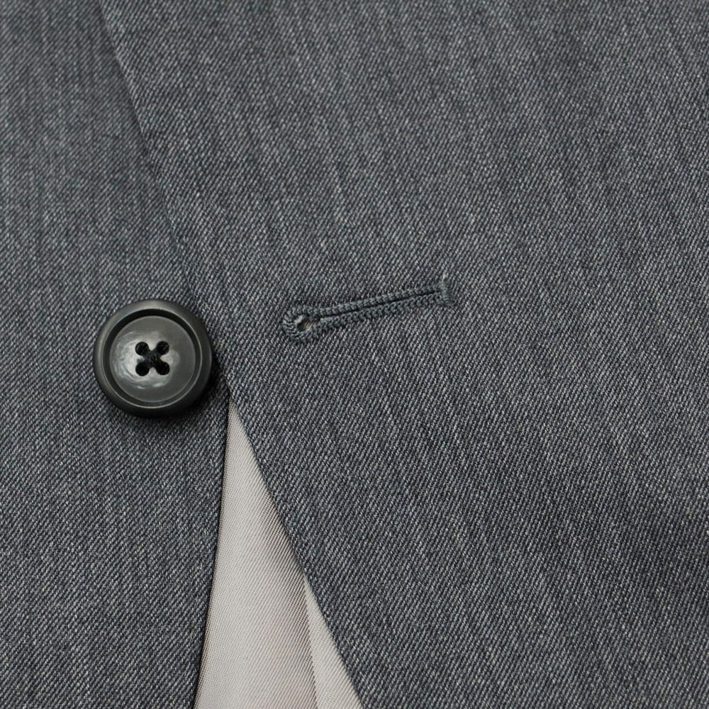 [Used] Azabu tailor wool set-up 2 button suit dark grey [40/73] [Condition rank B] [Men&