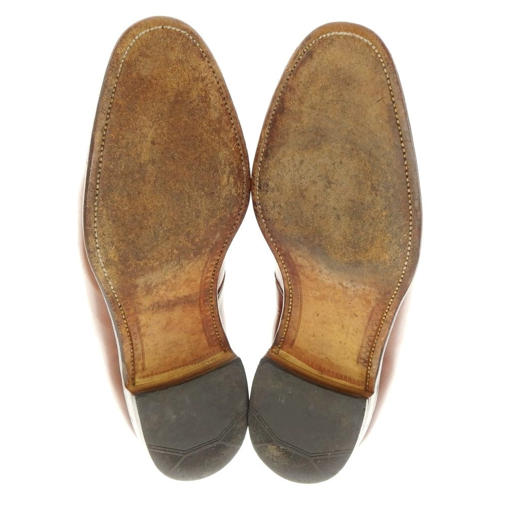 [Used] Hawkes Hallmarks HAWKES HALLMARKS U-tip loafers orange brown [Size 9 EE] [BRW] [S/S/A/W] [Condition Rank C] [Men&