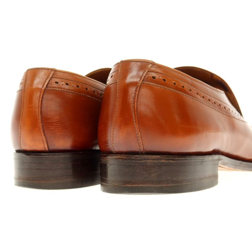 [Used] Hawkes Hallmarks HAWKES HALLMARKS U-tip loafers orange brown [Size 9 EE] [BRW] [S/S/A/W] [Condition Rank C] [Men&