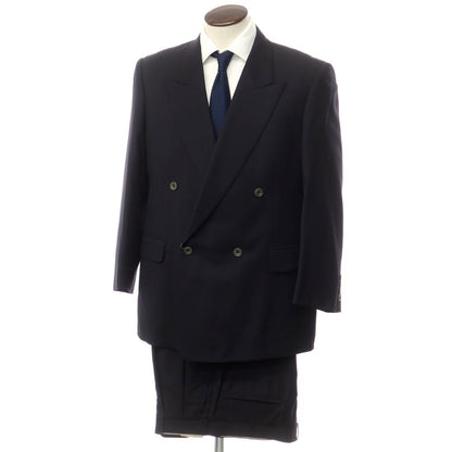 [Used] Gieves &amp;amp; Hawkes wool set-up double-breasted suit
 Black [Size 100/96/170] [BLK] [S/S] [Condition Rank C] [Men&