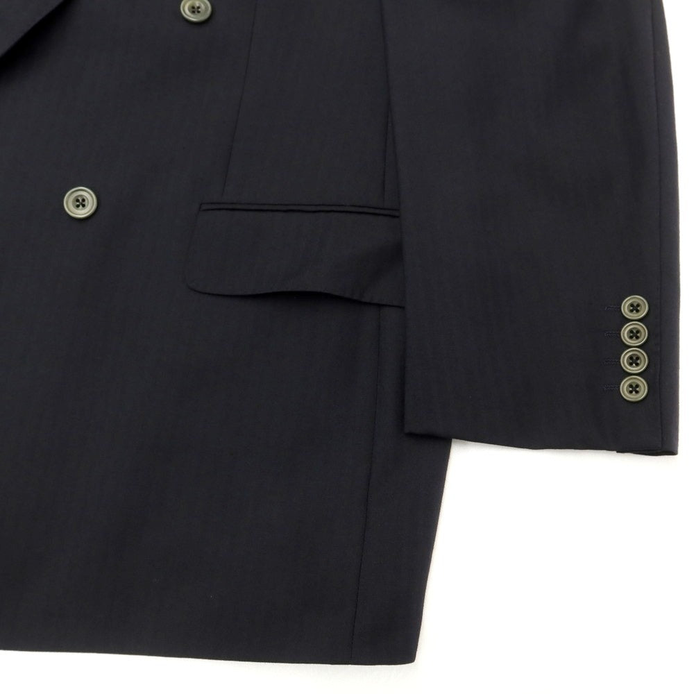 [Used] Gieves &amp;amp; Hawkes wool set-up double-breasted suit
 Black [Size 100/96/170] [BLK] [S/S] [Condition Rank C] [Men&